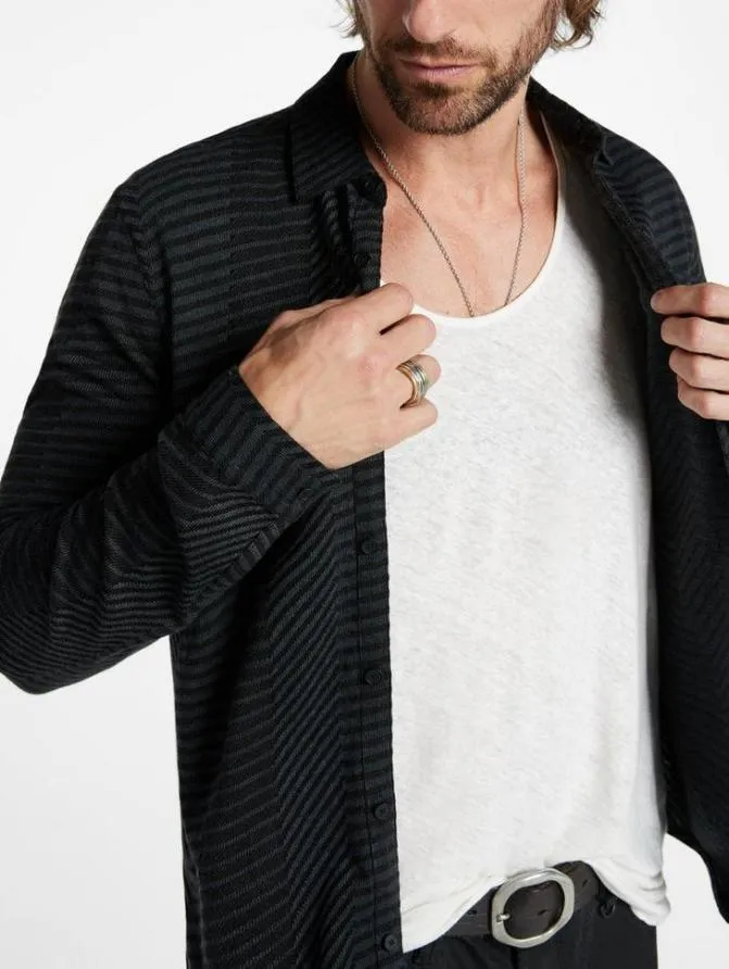 HENDERSON SHIRT Black Clothing John Varvatos Shirts