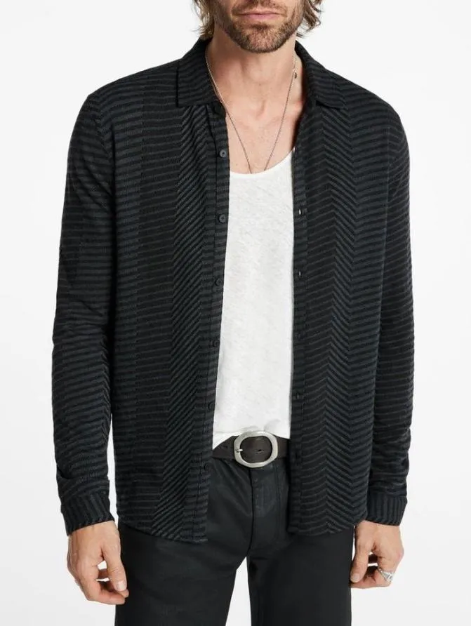 HENDERSON SHIRT Black Clothing John Varvatos Shirts