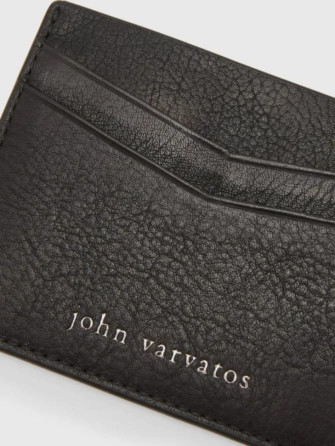 HERITAGE CARD CASE Black Clothing John Varvatos TShirts