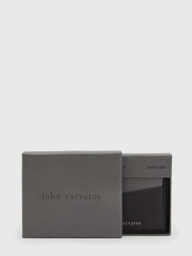 HERITAGE CARD CASE Black Clothing John Varvatos TShirts
