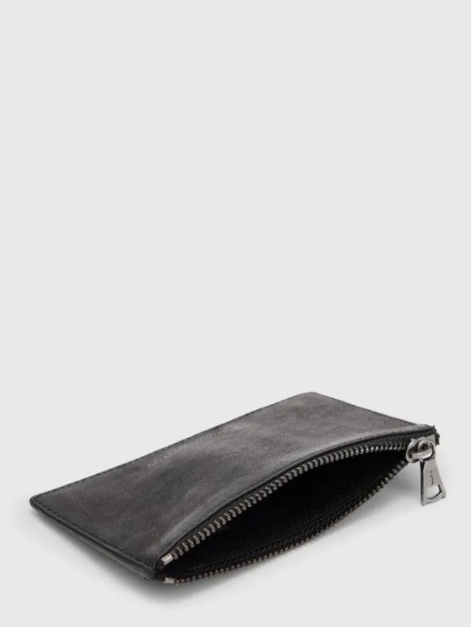 HERITAGE LONG ZIP CARD CASE Black Clothing John Varvatos TShirts HERITAGE LONG ZIP CARD CASE Black Clothing John Varvatos TShirts