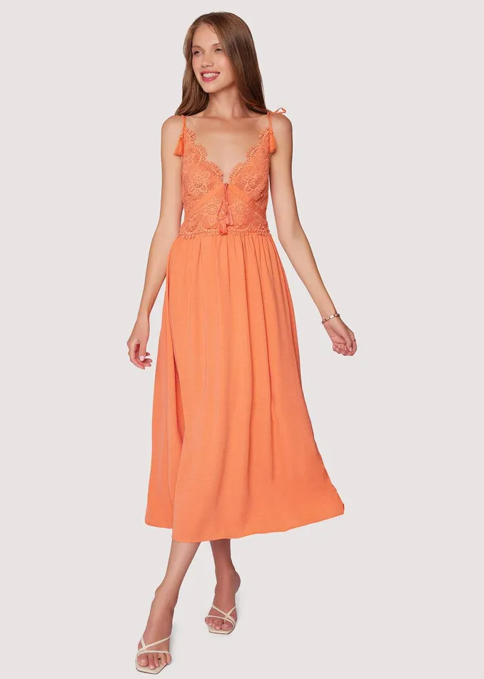 Hibiscus Glow Maxi Dress Redorange Women Lost Wander Dresses