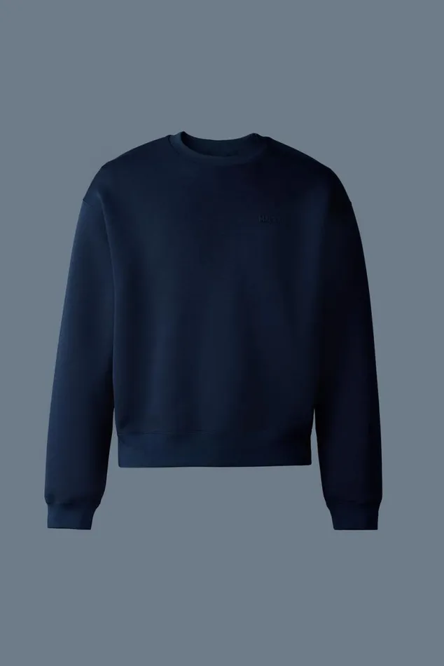 Hoodies and Tops Men Mackage JULIAN DoubleFace Jersey Sweatshirt Emerald