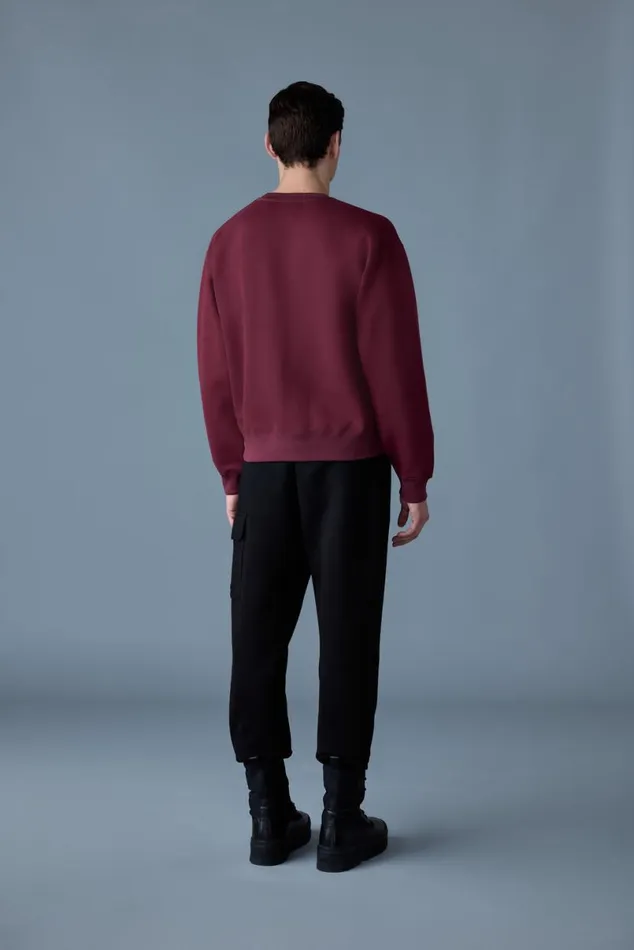 Hoodies and Tops Men Mackage JULIAN DoubleFace Jersey Sweatshirt Emerald