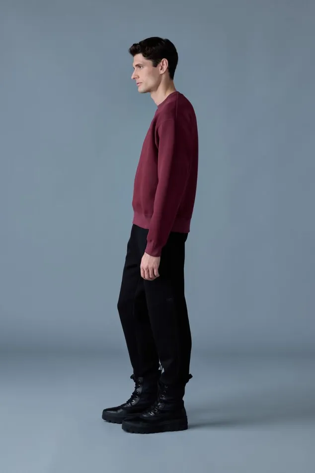 Hoodies and Tops Men Mackage JULIAN DoubleFace Jersey Sweatshirt Emerald