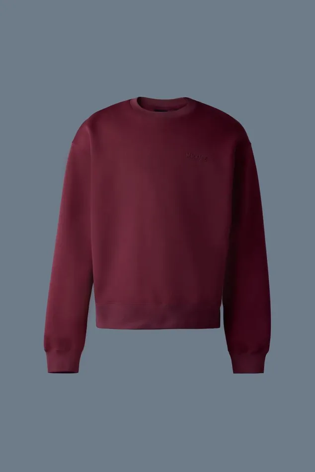 Hoodies and Tops Men Mackage JULIAN DoubleFace Jersey Sweatshirt Emerald