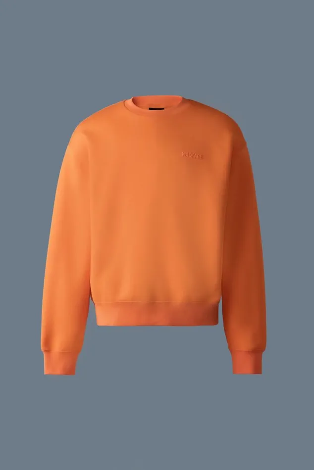 Hoodies and Tops Men Mackage JULIAN DoubleFace Jersey Sweatshirt Emerald