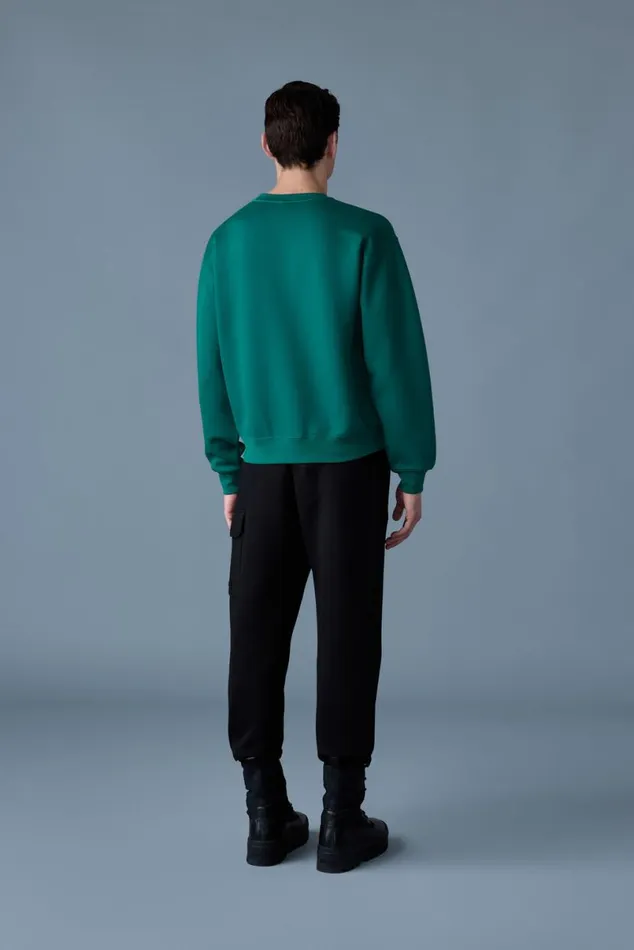 Hoodies and Tops Men Mackage JULIAN DoubleFace Jersey Sweatshirt Emerald
