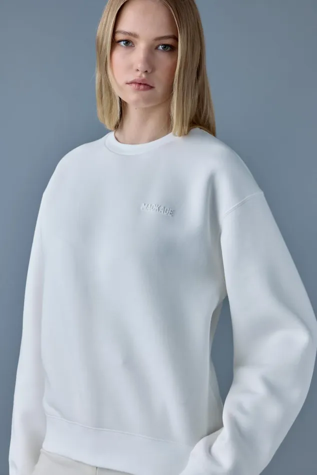 Hoodies and Tops Men Mackage JULIAN DoubleFace Jersey Sweatshirt Emerald