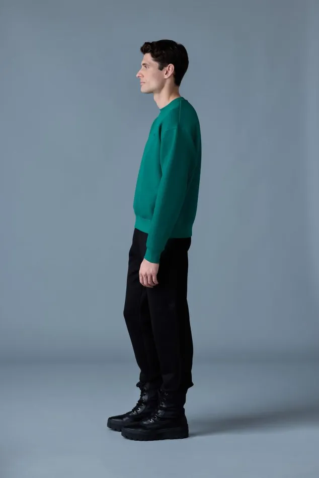 Hoodies and Tops Men Mackage JULIAN DoubleFace Jersey Sweatshirt Emerald