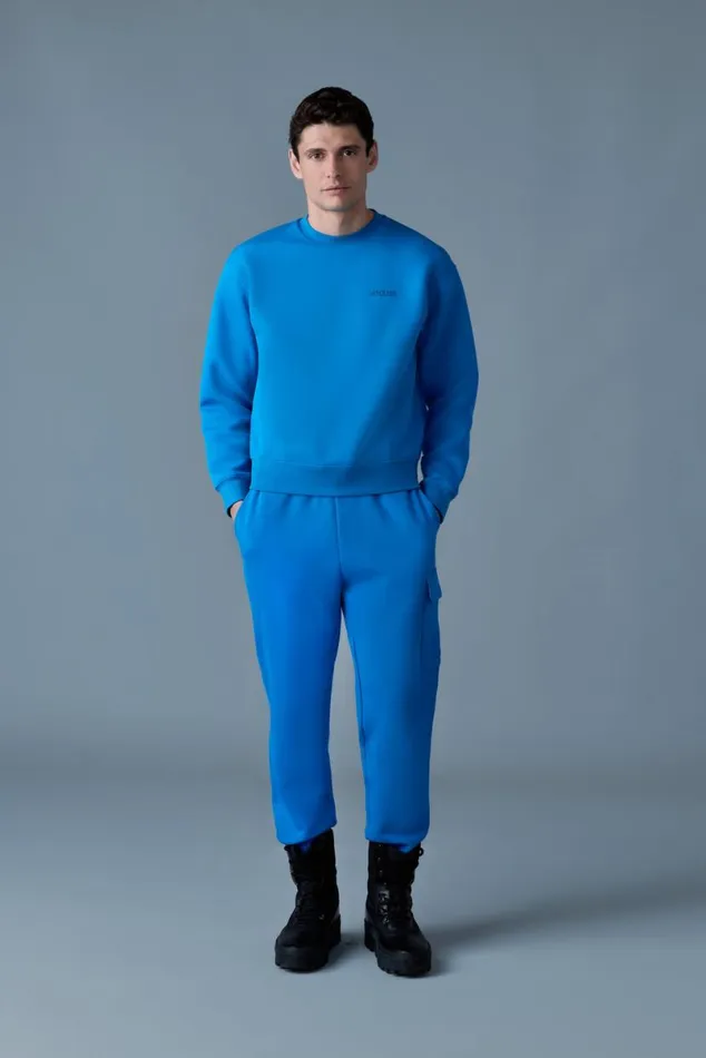 Hoodies and Tops Men Mackage JULIAN DoubleFace Jersey Sweatshirt Emerald