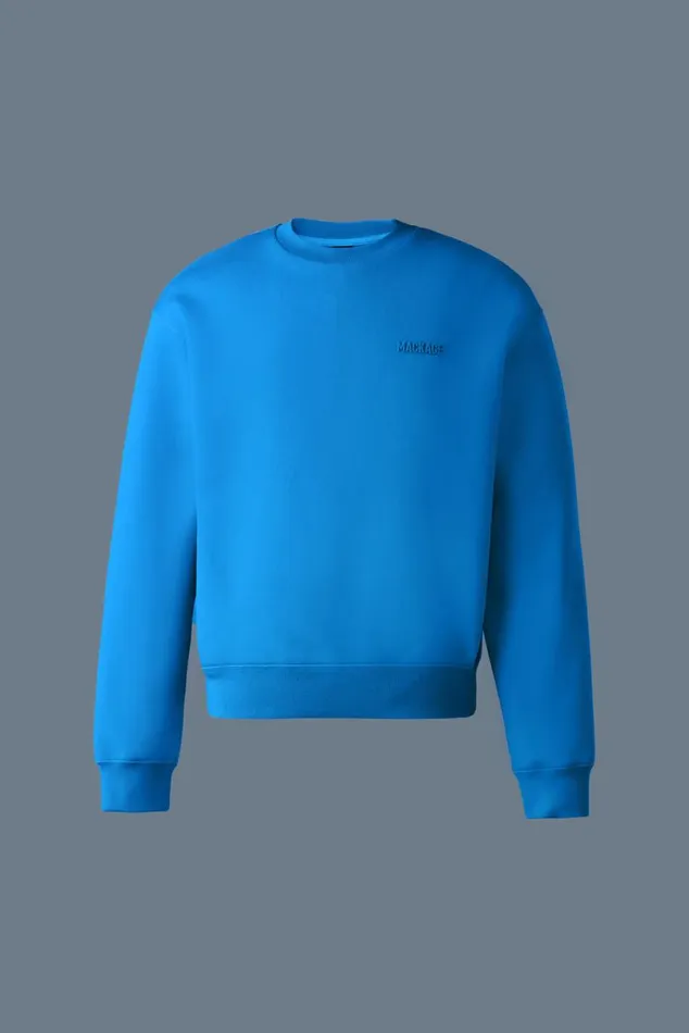 Hoodies and Tops Men Mackage JULIAN DoubleFace Jersey Sweatshirt Emerald