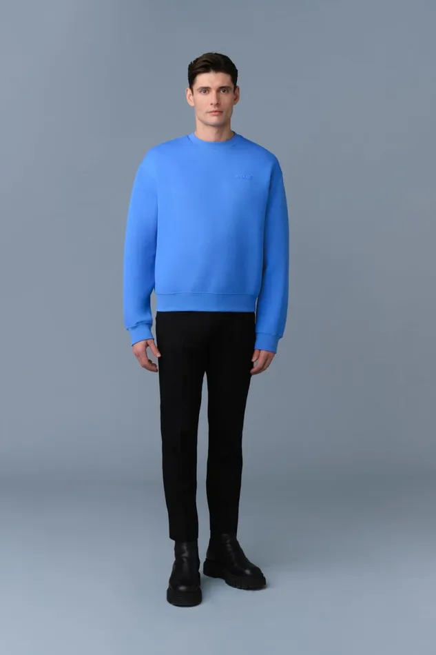 Hoodies and Tops Men Mackage JULIAN DoubleFace Jersey Sweatshirt Emerald