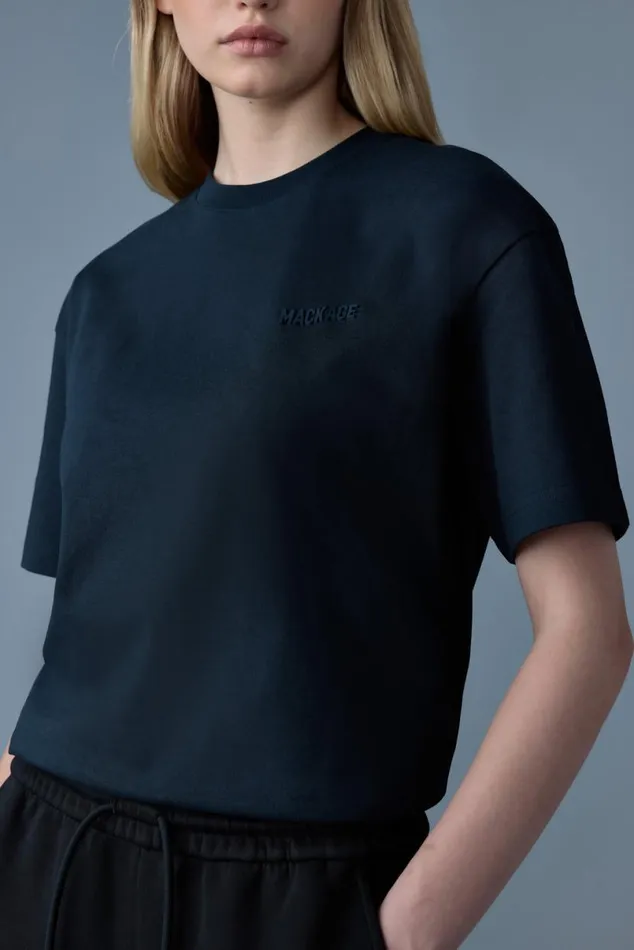 Hoodies and Tops Men Mackage TEER Teeshirt With Mackage Silicone Logo Black Hoodies and Tops Men Mackage TEER Teeshirt With Mackage Silicone Logo Black