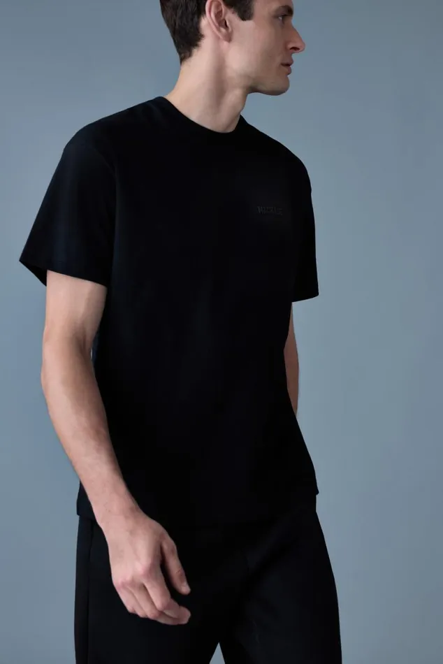 Hoodies and Tops Men Mackage TEER Teeshirt With Mackage Silicone Logo Black Hoodies and Tops Men Mackage TEER Teeshirt With Mackage Silicone Logo Black