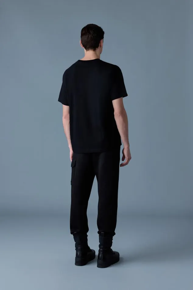 Hoodies and Tops Men Mackage TEER Teeshirt With Mackage Silicone Logo Black Hoodies and Tops Men Mackage TEER Teeshirt With Mackage Silicone Logo Black