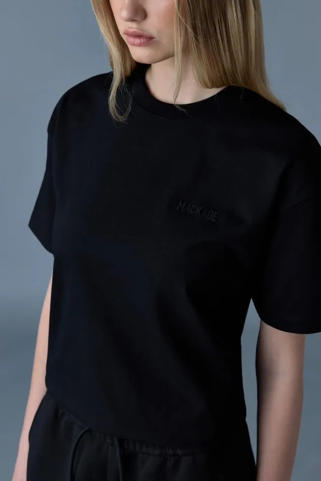 Hoodies and Tops Men Mackage TEER Teeshirt With Mackage Silicone Logo Black Hoodies and Tops Men Mackage TEER Teeshirt With Mackage Silicone Logo Black