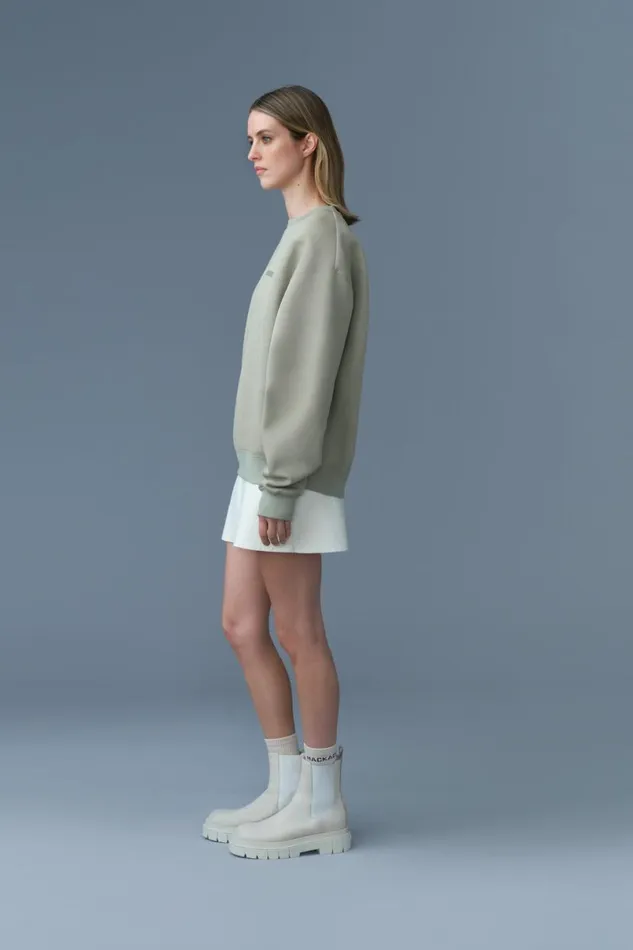 Hoodies and Tops Women Mackage JULIAN DoubleFace Jersey Sweatshirt Sapphire
