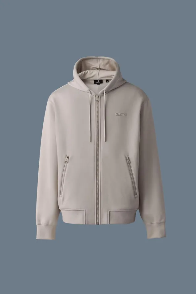 Hoodies and Tops Women Mackage KRYSTOS Doubleface Jersey Zipup Hoodie Flame Hoodies and Tops Women Mackage KRYSTOS Doubleface Jersey Zipup Hoodie Flame