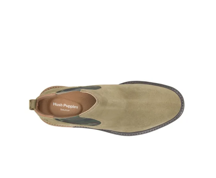Hush Puppies Davis Chelsea Boot Olive Suede Men Boots Hush Puppies Davis Chelsea Boot Olive Suede Men Boots