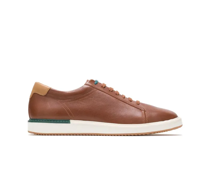 Hush Puppies Heath Sneaker Cognac Leather Men Sneakers