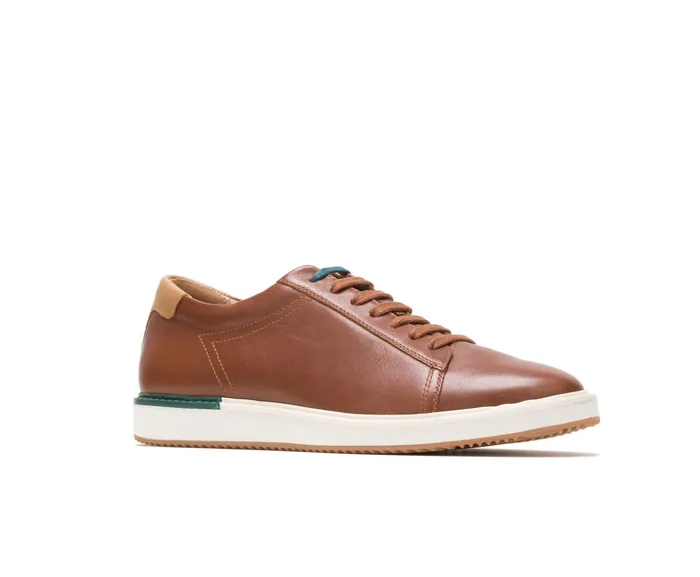 Hush Puppies Heath Sneaker Cognac Leather Men Sneakers