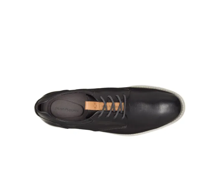 Hush Puppies Sneakers Men Expert Pt Lace Up Black Leather