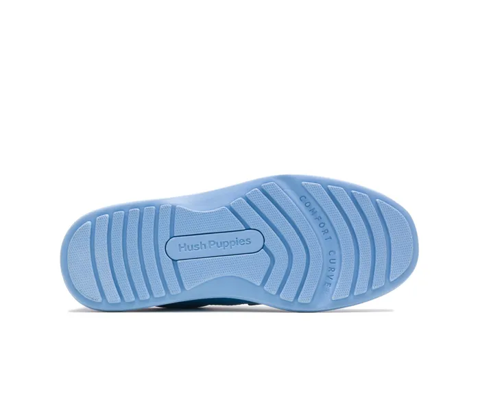 Hush Puppies Walking Shoes Men Gus Surf Blue Leather