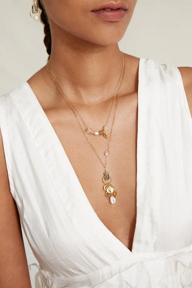 Indira Charm Necklace Natural Mix Women Chan Luu Necklaces