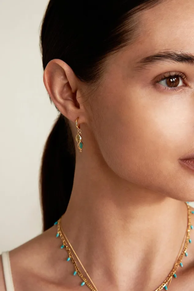Indira Drop Earrings Turquoise Mix Women Chan Luu Earrings