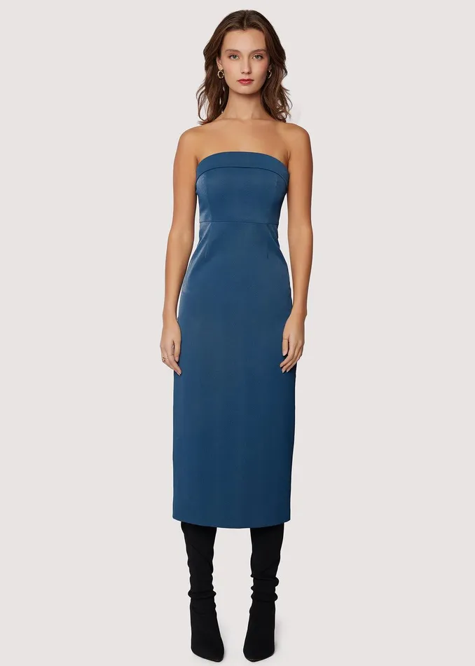 Isola Midi Dress Deepteal Women Lost Wander Dresses