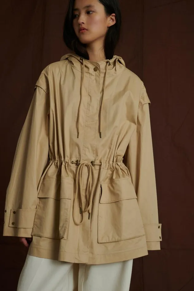 Jackets and Coats Women Soeur ANVERS COAT Beige