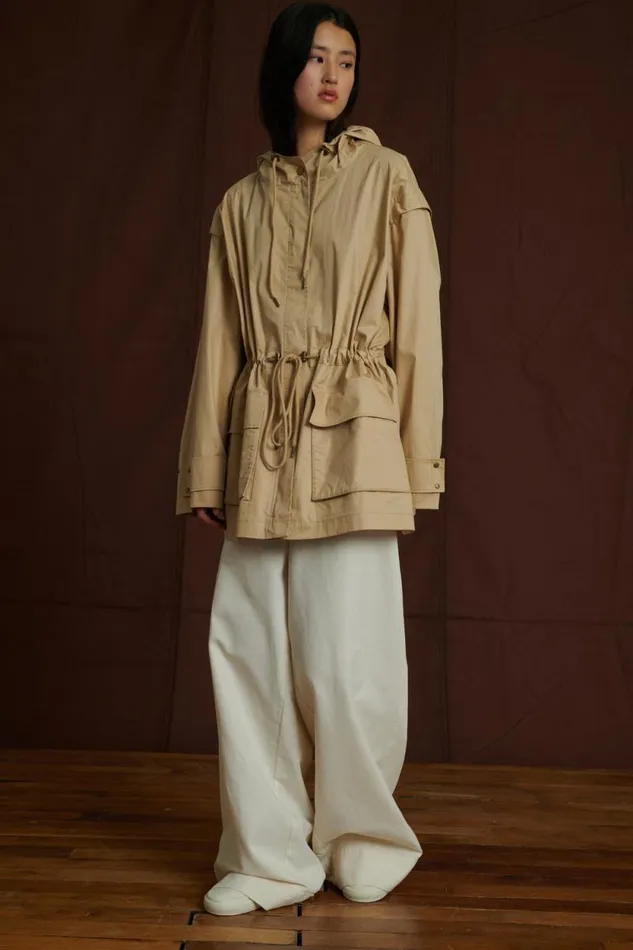 Jackets and Coats Women Soeur ANVERS COAT Beige