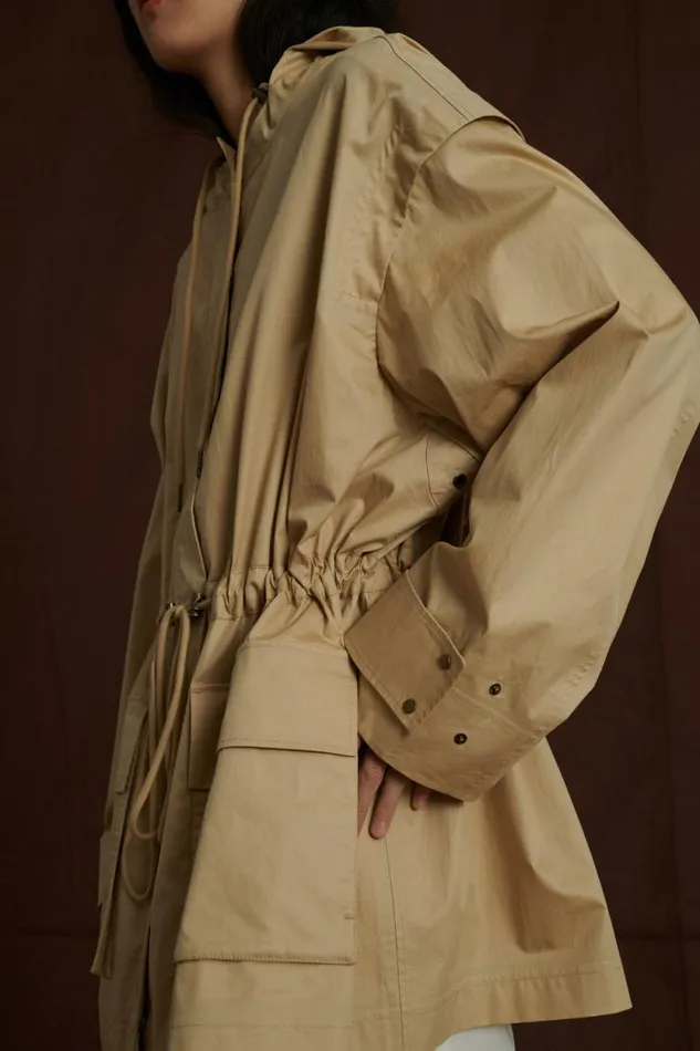 Jackets and Coats Women Soeur ANVERS COAT Beige