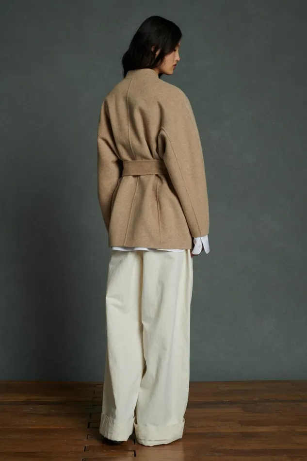 Jackets and Coats Women Soeur PRUSSE COAT Mottled Beige