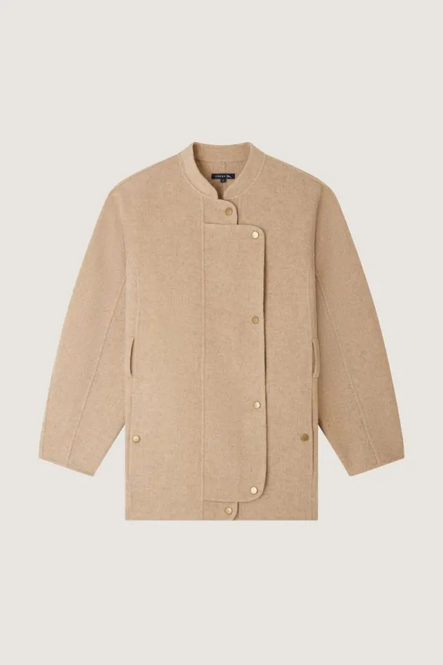Jackets and Coats Women Soeur PRUSSE COAT Mottled Beige