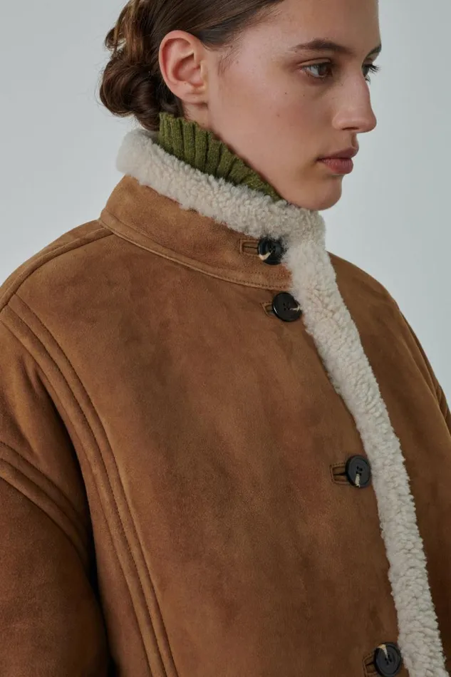 Jackets and Coats Women Soeur VERBIER COAT Honey