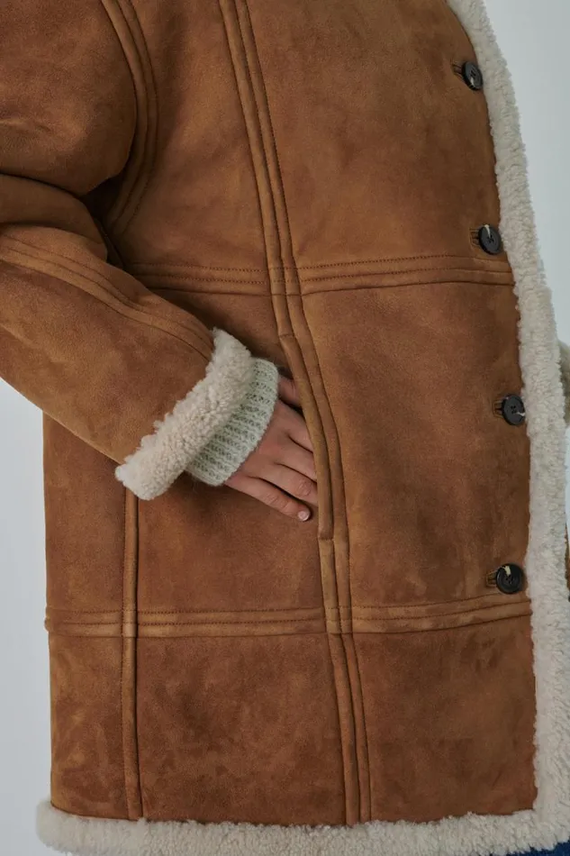 Jackets and Coats Women Soeur VERBIER COAT Honey