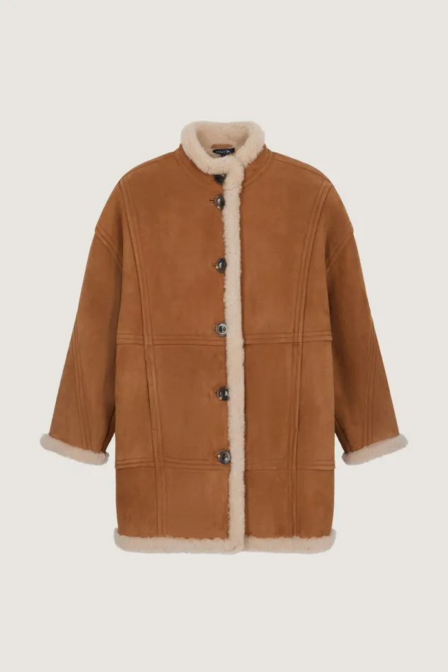 Jackets and Coats Women Soeur VERBIER COAT Honey