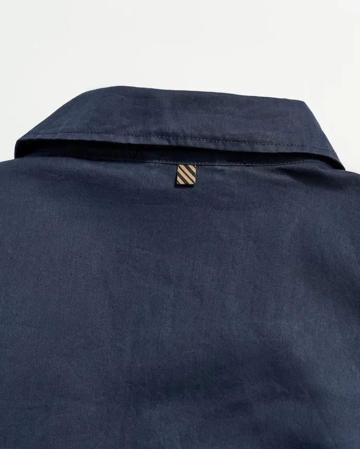 Jackets and Outerwear Men Billy Reid Leroy Shirt Jacket Carbon Blue