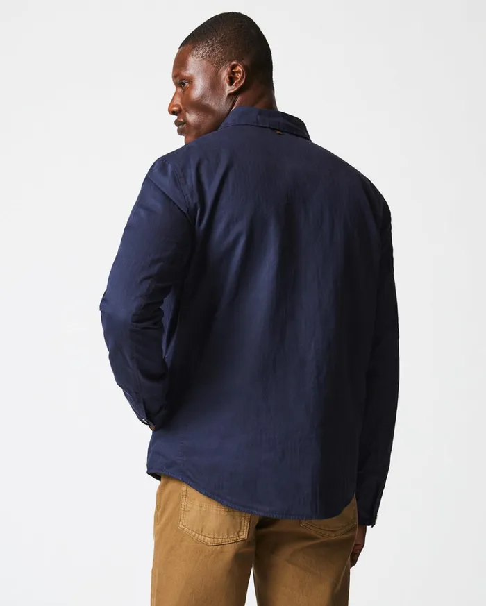 Jackets and Outerwear Men Billy Reid Leroy Shirt Jacket Carbon Blue
