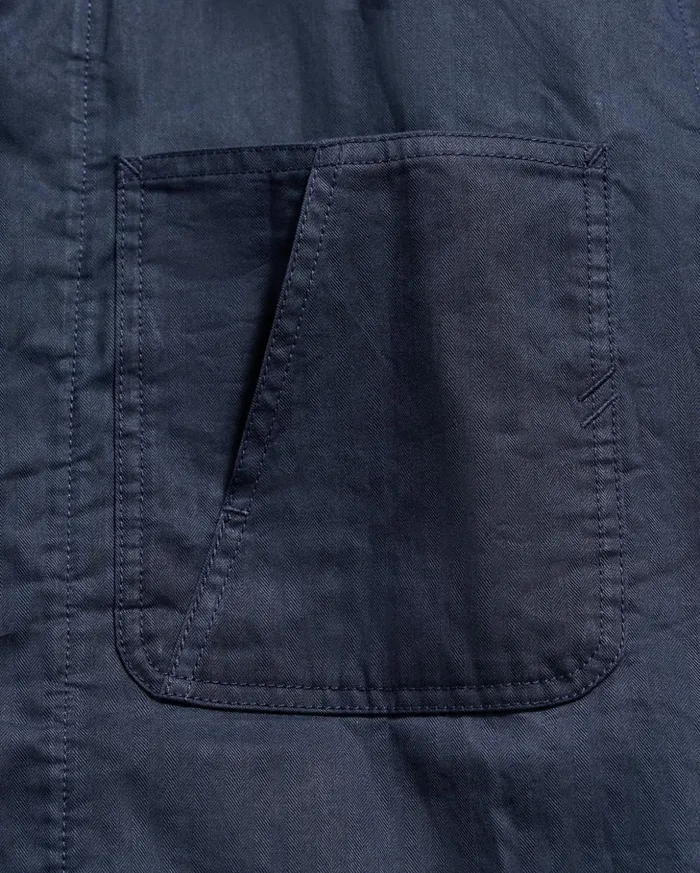 Jackets and Outerwear Men Billy Reid Leroy Shirt Jacket Carbon Blue