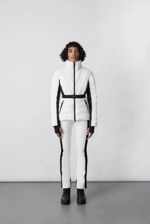 Jackets Women Mackage ELITA Down Ski Jacket With Removable Blue Fox Fur Trim Milkshake Jackets Women Mackage ELITA Down Ski Jacket With Removable Blue Fox Fur Trim Milkshake