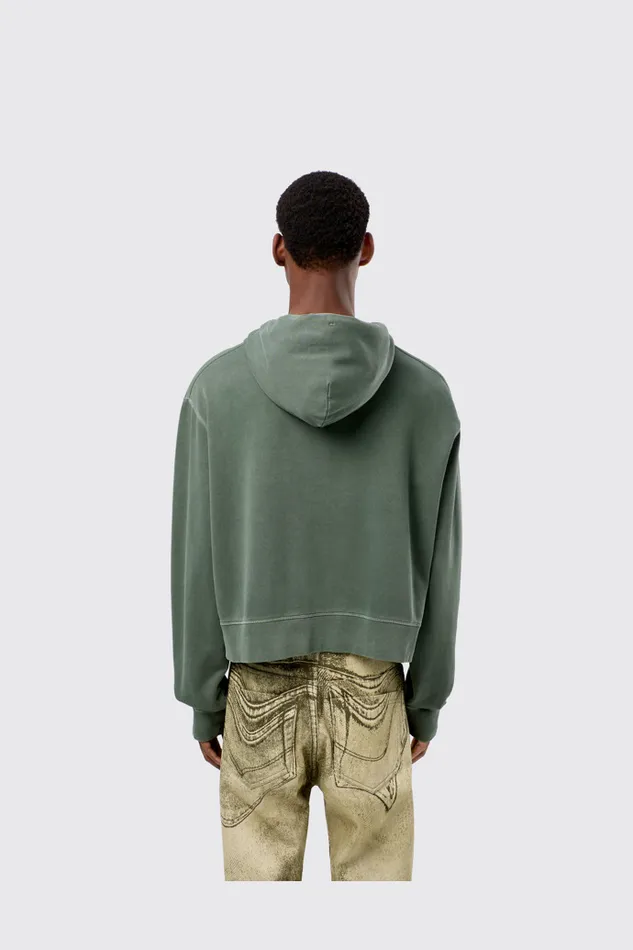Jersey Women Camper Hoodie Green Cotton Hoodie