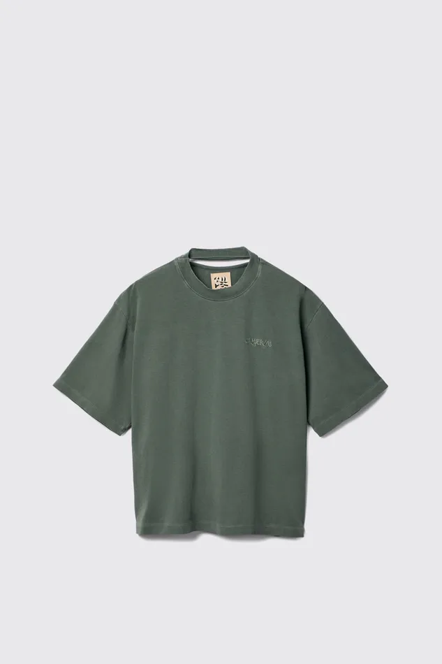 Jersey Women Camper TShirt Green Cotton Tshirt Jersey Women Camper TShirt Green Cotton Tshirt