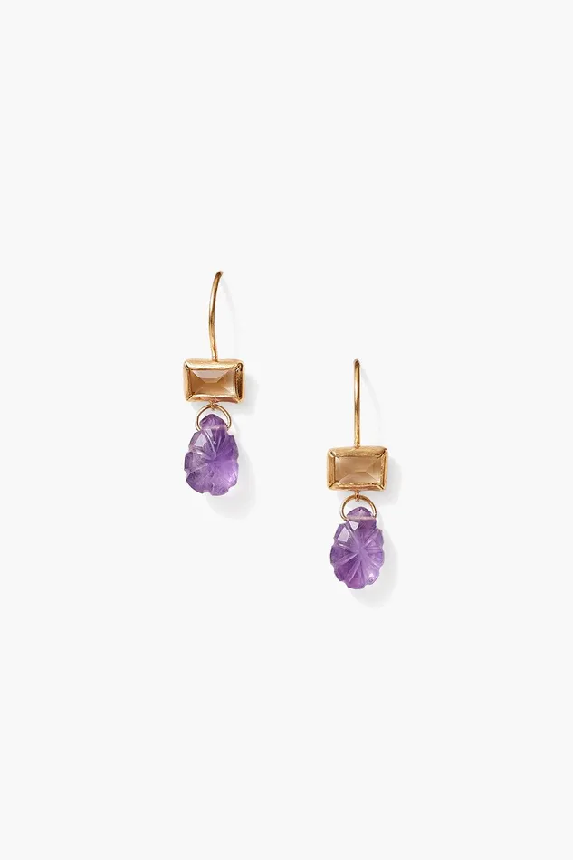 Jubilee Drop Earrings Amethyst Women Chan Luu Earrings
