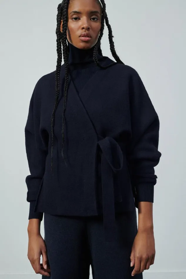 Jumpers and Cardigans Women Soeur WONDER CARDIGAN Navy