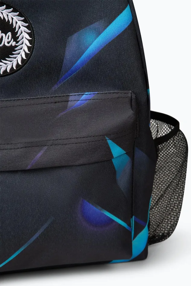 Just Hype Backpacks Hype Kids Black Blue Edge Backpack