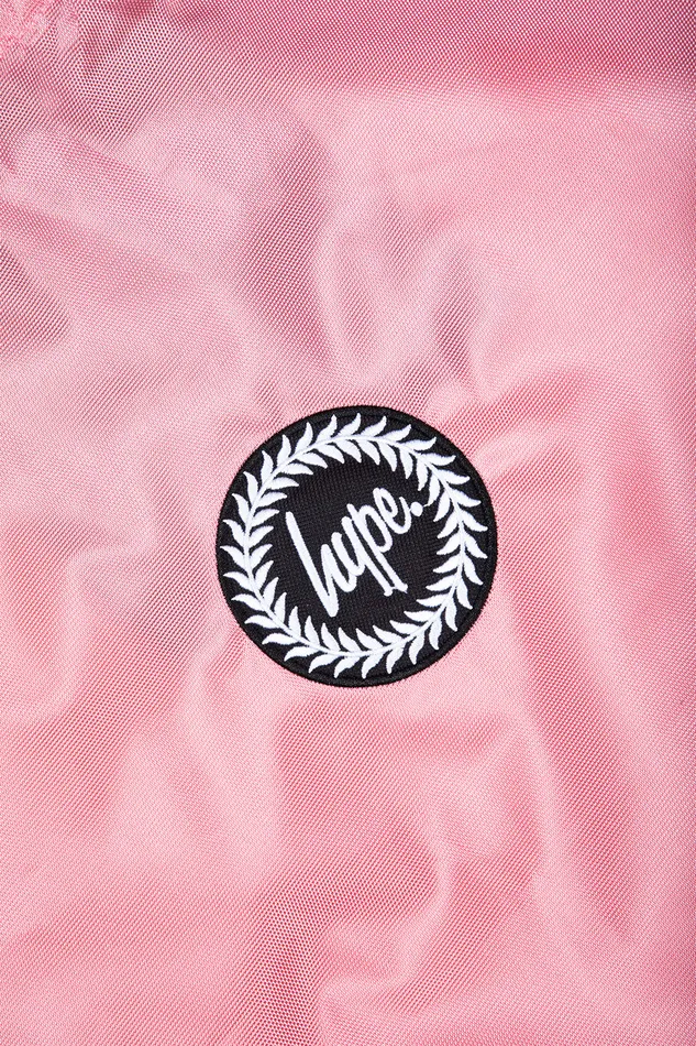 Just Hype Drawstring Bags Hype Pink Crest Drawstring Bag