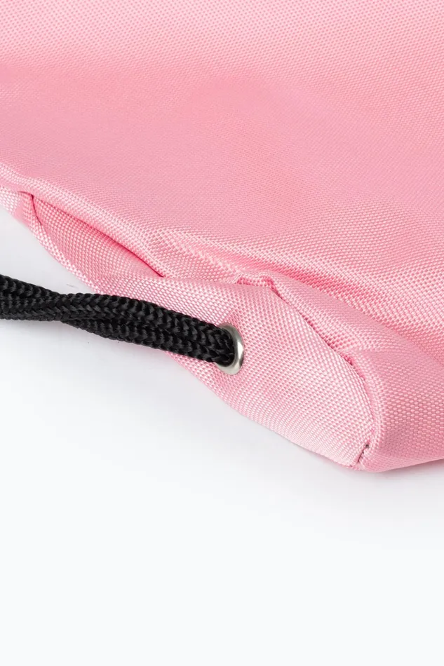Just Hype Drawstring Bags Hype Pink Crest Drawstring Bag